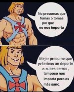 No nos importa si presumes que fumes o tomas ,mejor presume que practicas deportes o subes ce...jpeg