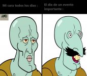 Mi cara todos los dias y el dia de un evento importante completo .jpg