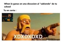 When le ganas en una discusion al sabiondo de tu school completo original mob .jpg