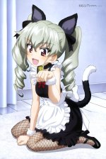 yande.re 1025877 sample anchovy animal_ears fishnets girls_und_panzer heels itou_takeshi maid ...jpg