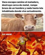 vaca que escapa camino al matadero.jpg