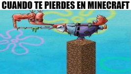 cuando te pierdes en minecraft.jpg