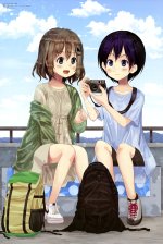 yande.re 1050644 sample bike_shorts dress kurosaki_honoka siro yama_no_susume yukimura_aoi.jpg