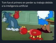 Ahora ya sabemos quien fue el 1ro en perder el trabjo x IA ,prros.jpg