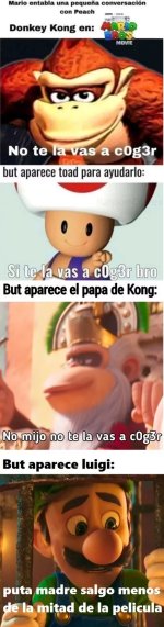 El meme d Donkey ,no perdon ahora es de Luigi ,prros.jpg