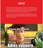 Contexto, Charles Martinet el actor de voz de Mario y otros personajes ,se retiró y la gente a...jpg
