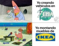 Crafteando en zelda vs en ikea v 1.1.2 ,prros.jpg