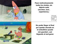 Pasar meticulosamente todos los niveles , but quedas atorado en el ultimo puzzle antes del fin...jpg