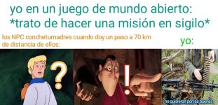 Peor cuando el juego TE OBLIGA a ir en sigilo ,ser como prros.jpg