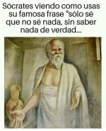 Socrates enojado ,ser como prros.jpg