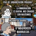 Anciana de barrio Español ,ser como prros.jpg