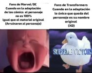 Fans ,ser como x Fans de Marvel slash DC vs Fans d Transformesrs ,ser como prros v 1.1.4.jpg