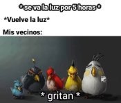 Titulo volvio la luz x mis vecinos gritones ,ser como prros.jpg