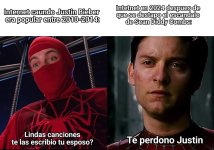 Ahora estas perdonado Justin ,ser como prros.jpg
