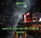 Meme de las 6 de la tarde horario de invierno ,prros.jpg