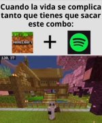 Felicidad equal Comobo Minecraft + spotify ,prros.jpg