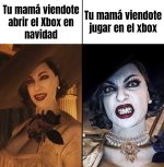 La transformación de mamá en Navidad x del amor al terror en cuestion d minutos...prros.jpg
