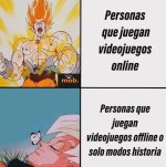 Dos tipos de gamers x los que viven la adrenalina online y los que disfrutan de la paz de los ...jpg