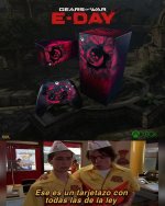 Yo viendo la Xbox edición Gears of War... y mi tarjeta temblando en la cartera.... prros.jpg