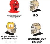 El virgin YouTube premium vs el Chad Snaptube..prros.jpg