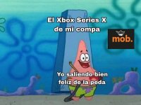 ???? Cuando vas saliendo bien feliz de la peda y sin querer te llevas el Xbox Series X de tu comp...