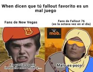 Fans de new vegas cuando jugan el juego sin mods.jpg