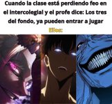 El profe x Los tres del fondo, ya pueden entrar a jugar x Ellos.jpg