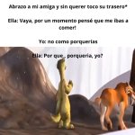 Yo equal No como porquerias.....Ella en corto.....jpg