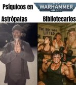 Los psíquicos de Warhammer con más flow que tu profe de filosofía....jpg