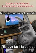 Yo carriendo la partida mientras mi amigo no mata ni moscas....jpg