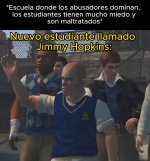 Jimmy hopkins llegando a la escuela equal....jpg