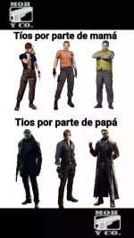Los tíos del lado de mamá vs los del lado de papá equal dos mundos distintos....jpg