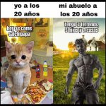 Mi abuelo a los 20 con tierras, yo a los 20 sin saldo....jpg