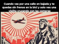 Bajando en bici sin frenos y aparece la abuela modo final boss....jpg