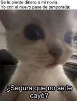 Mi novia perdió dinero justo cuando salió el nuevo pase....jpg