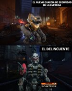 Cuando contratan al Brute de seguridad pero el delincuente es nivel jefe final equal....jpg