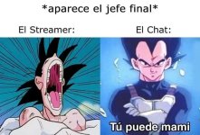 El jefe final aparece y el chat ya está en modo tómame.....jpg