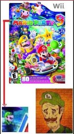 Es pequño detalle....en l portada del Mario kart Wii equal.....Luigi Sad en corto..jpg Es pequño detalle....en l portada del Mario kart Wii equal.....Luigi Sad en corto..jpg