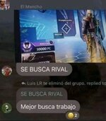 Se busca rival… y el grupo buscando a quién le importa equal.....jpg Se busca rival… y el grupo buscando a quién le importa equal.....jpg